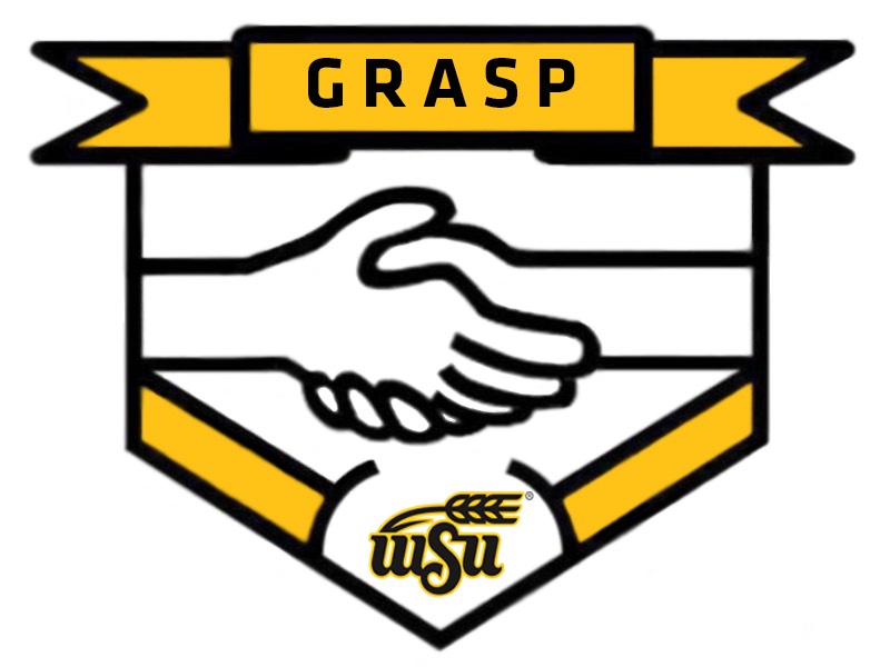 GRASP logo. Two hands giving a handshake