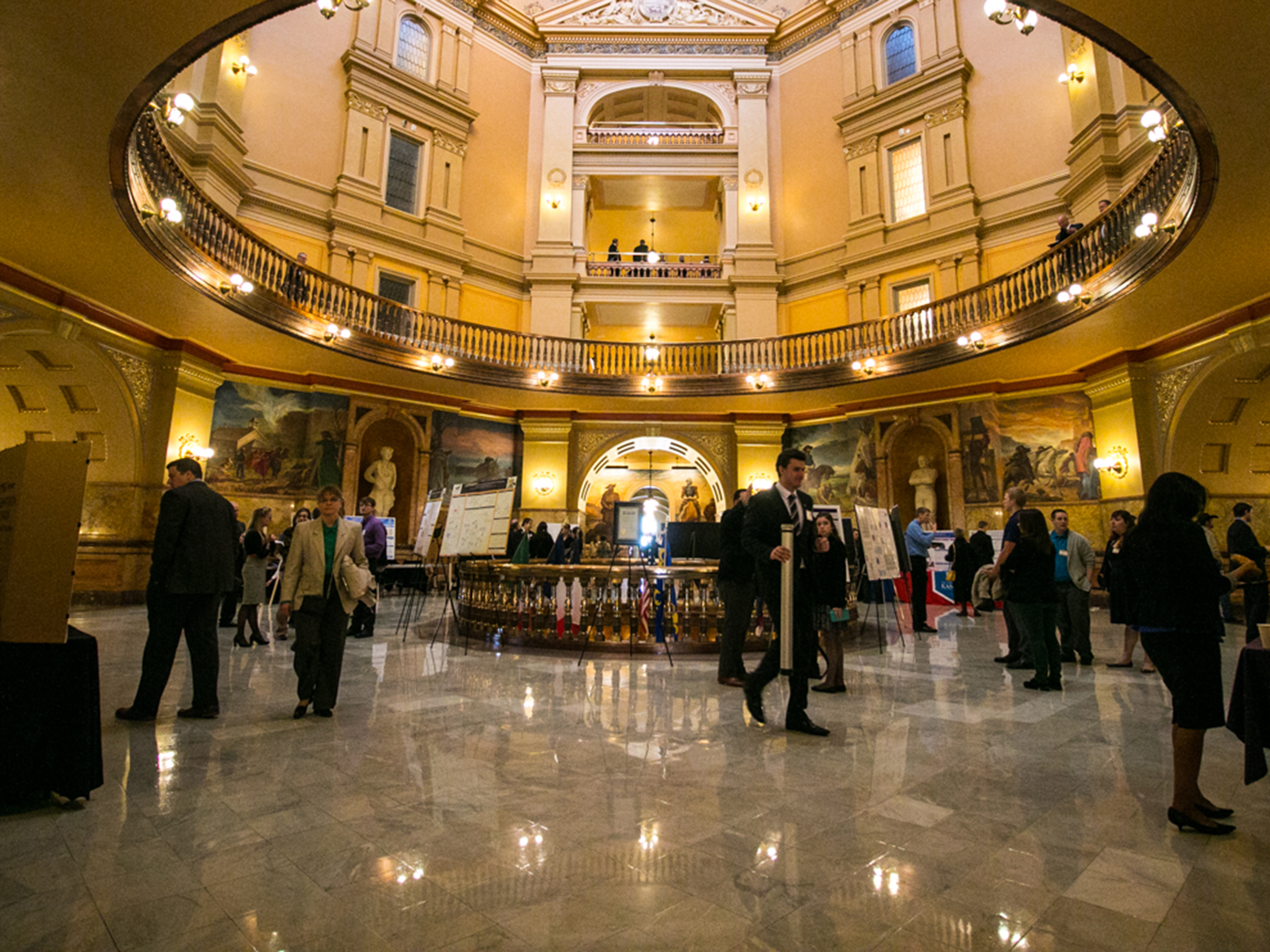 Rotunda at the Capitol in Topeka
