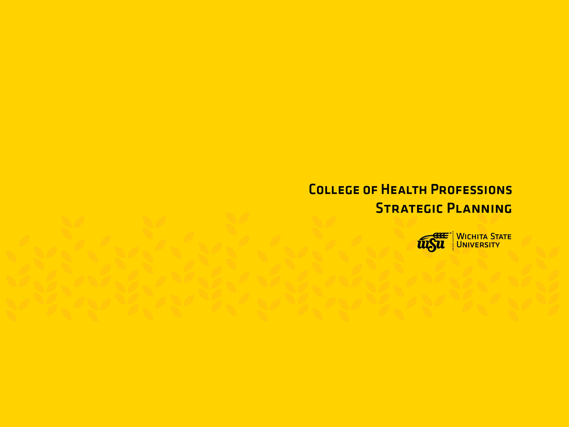 CHP Strategic Planning at Wichita State