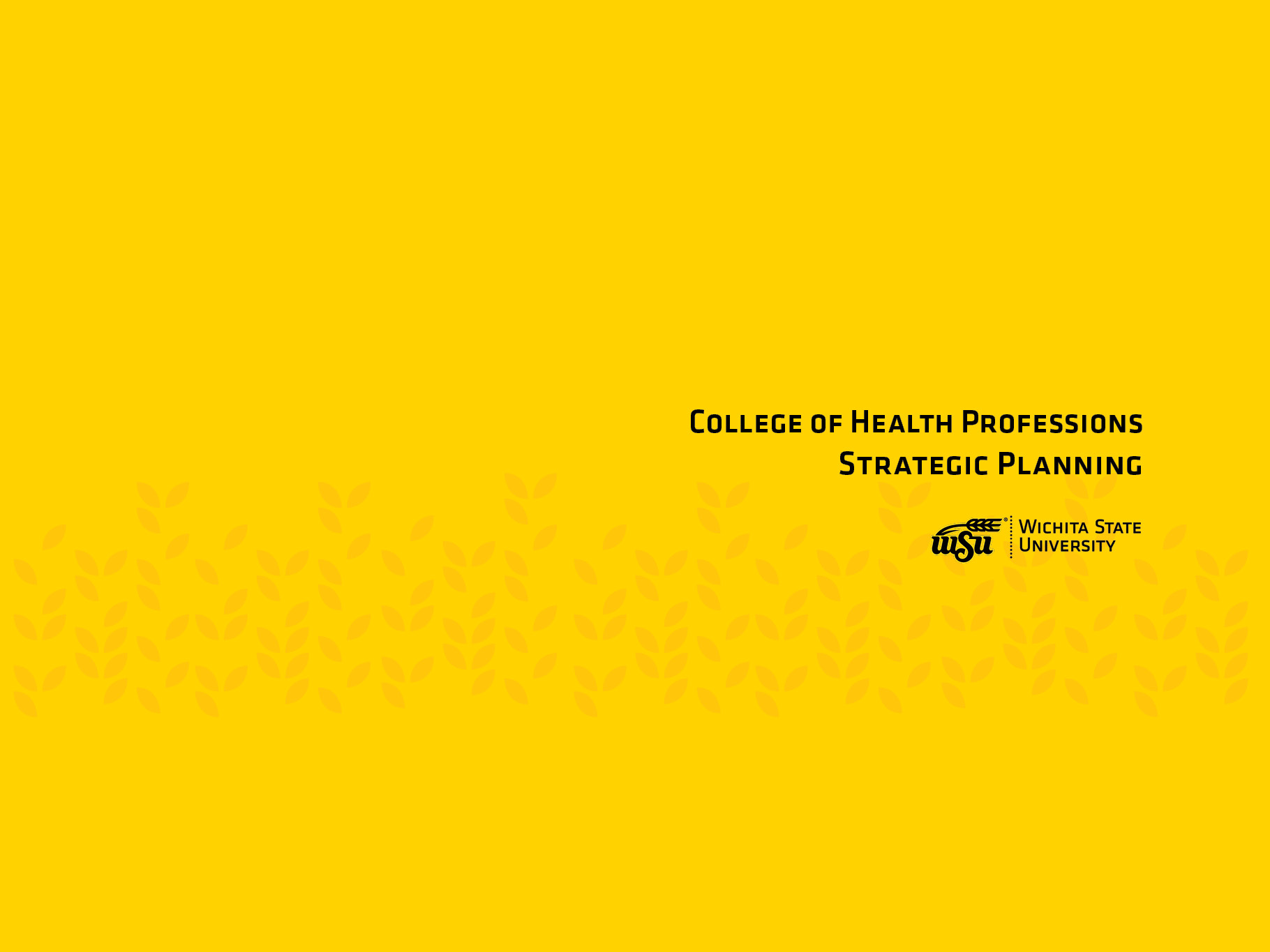how to write a strategic vision plan CHP Strategic Planning at Wichita State