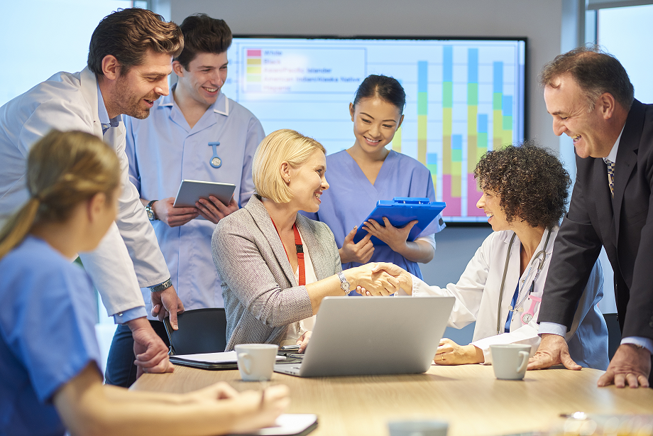 Meeting of health care professionals