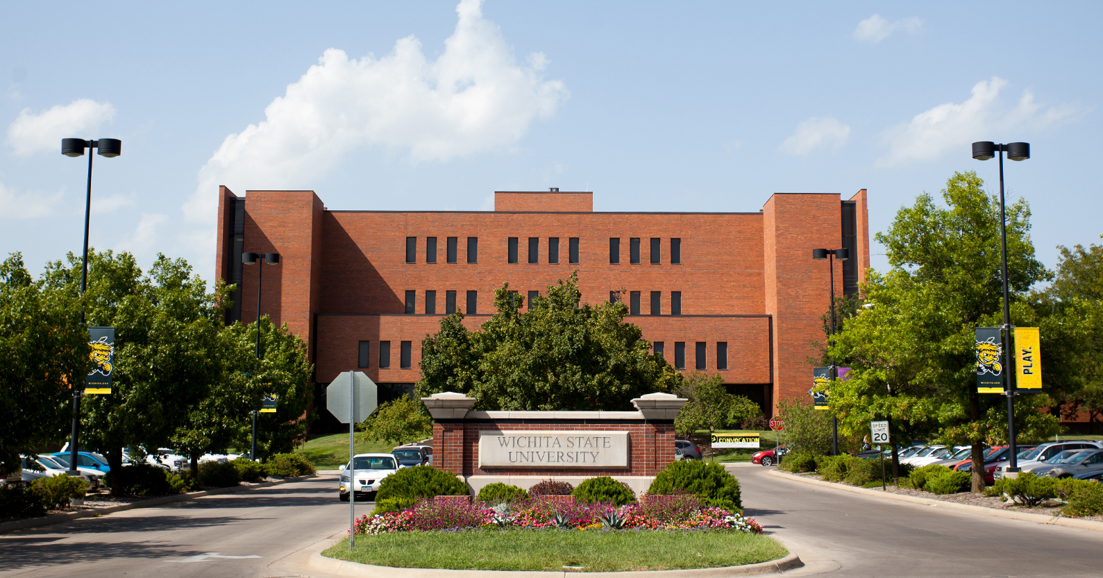 Ahlberg Hall Building at WSU Campus
