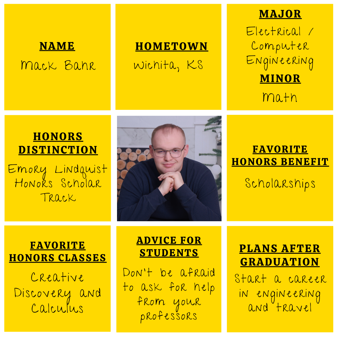 Photo and facts of student