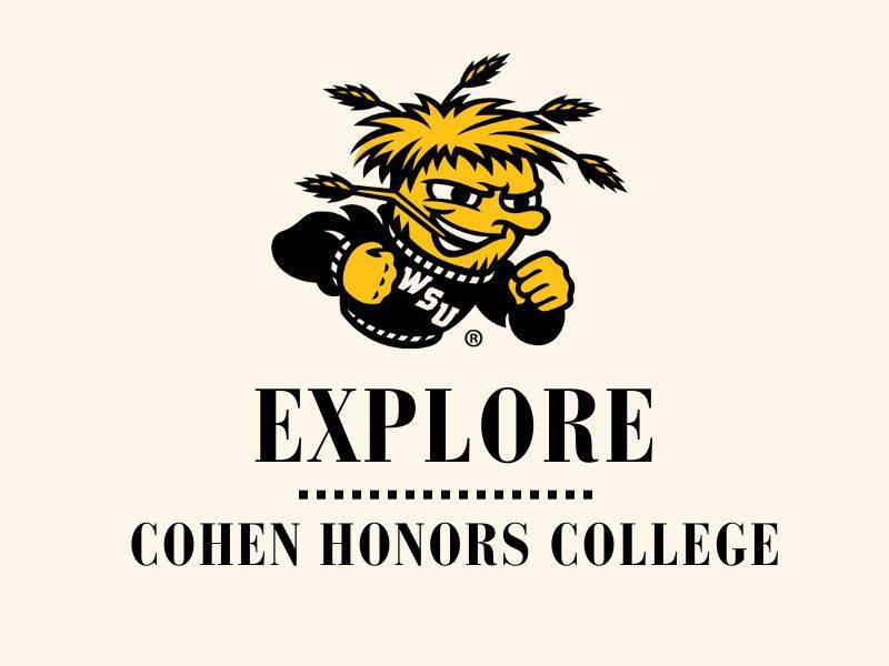 Fighting Wu logo. Explore with the Cohen Honors College.