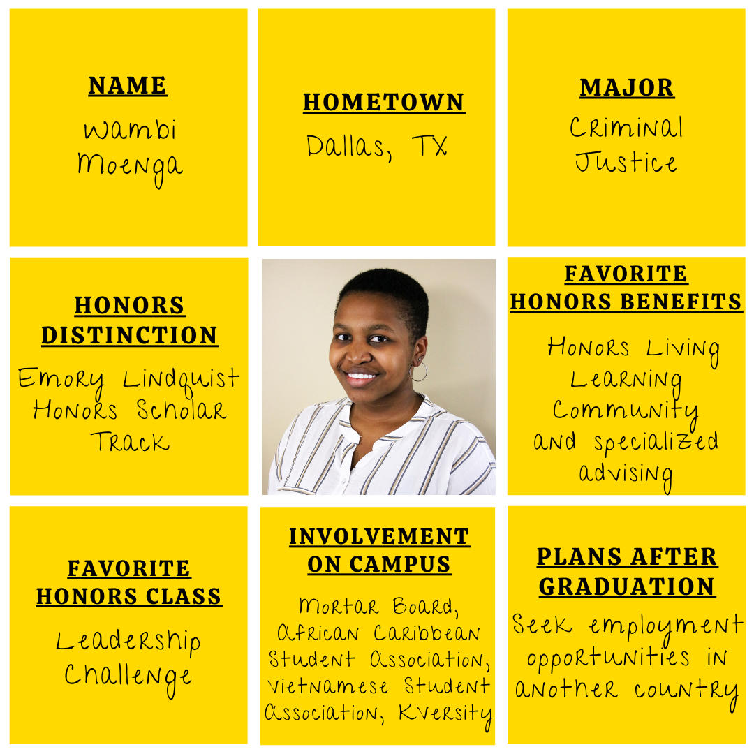 Photo and facts of student