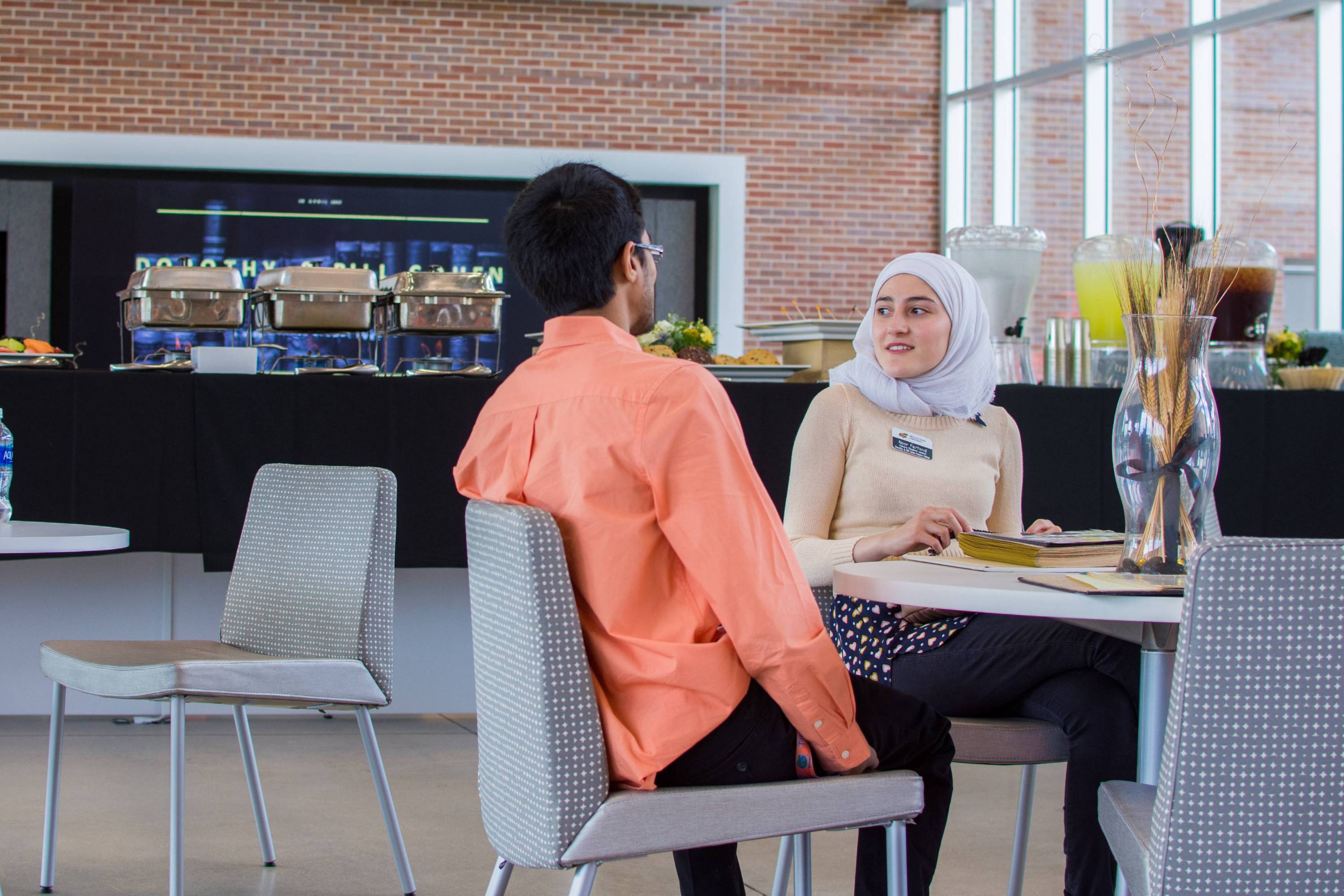 Honors students study in the John Bardo Center