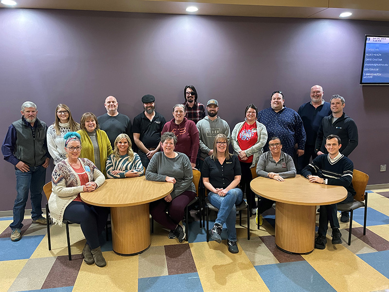 Group photo of the participants from the Spring 2023 Growing Rural Business Trainingin in Hutchinson