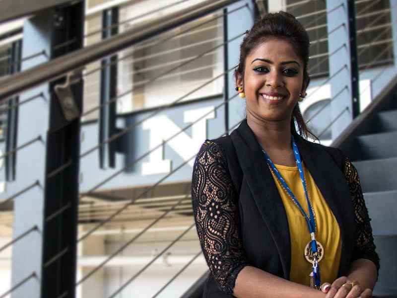 Anushiya Shiley Gomes earned a coveted internship at Spirit AeroSystems.