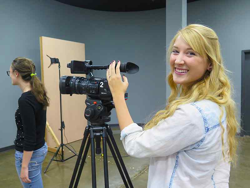 WSU is home to a brand new, state-of-the-art professional production space – Shocker Studios.