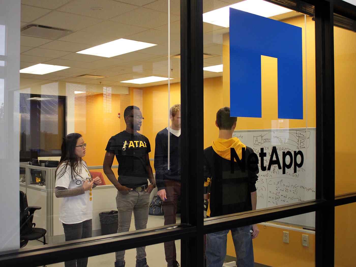 Student interns at NetApp