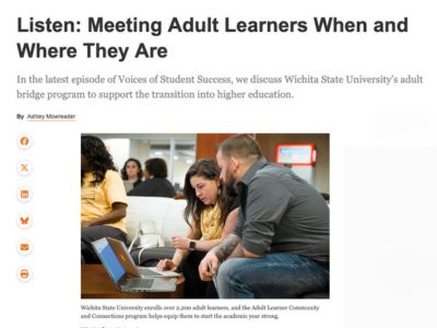 Shocker Learning Podcast News Article