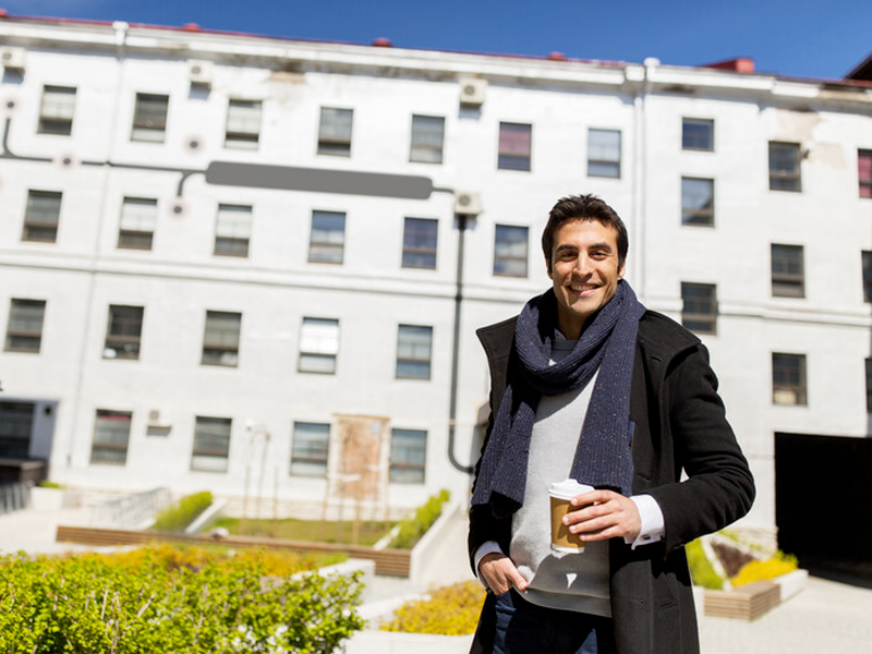 smiling student