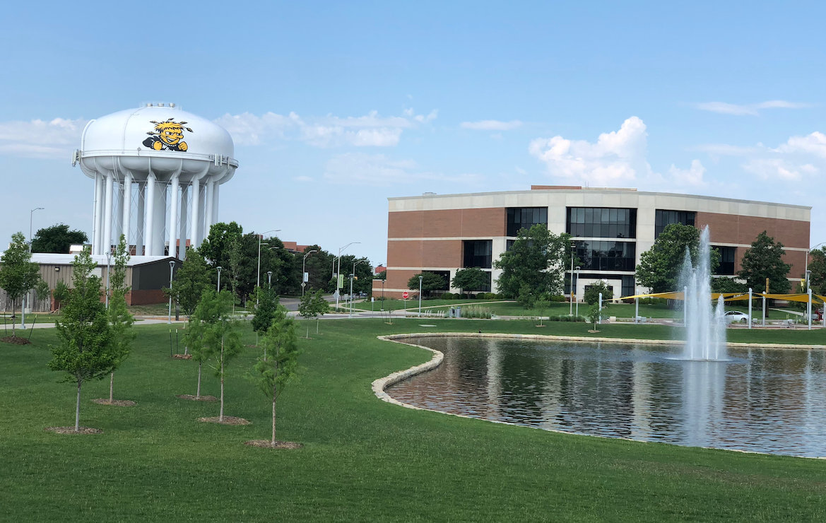 Water Tower On Campus