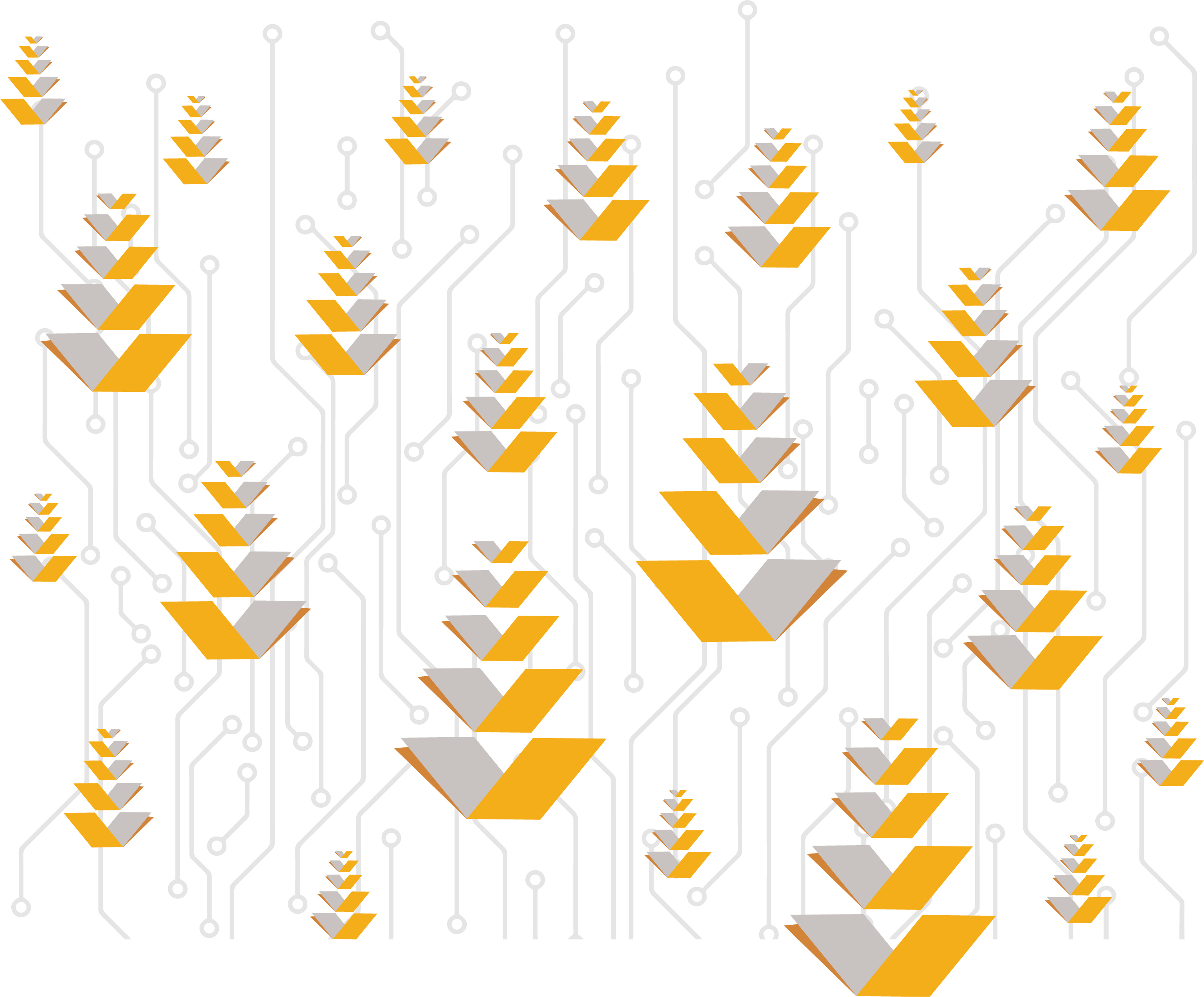 Technology Wheat Background