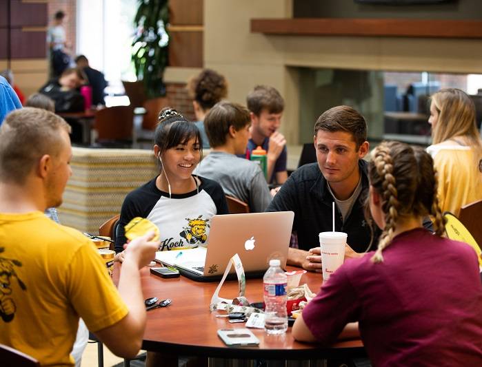 Group of Students at table