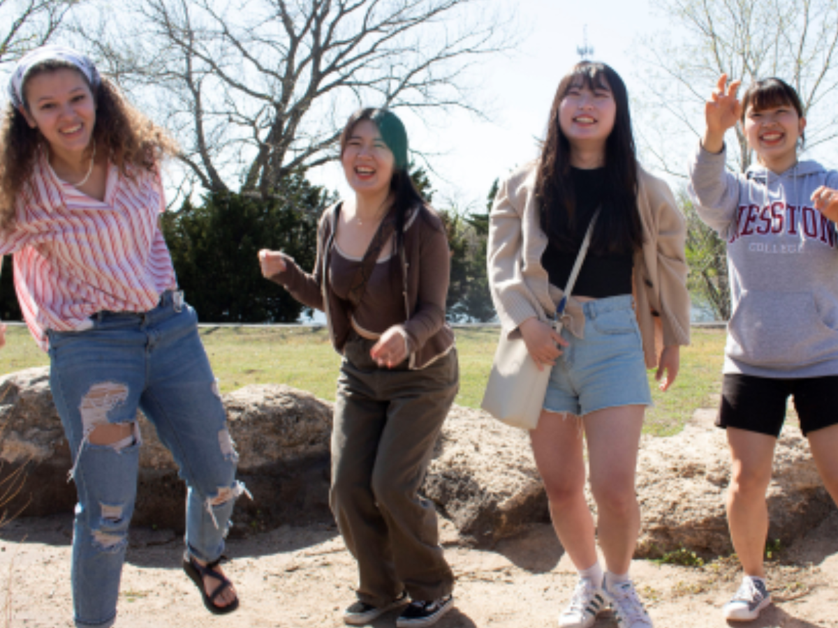 Sam and Hyemin with friends