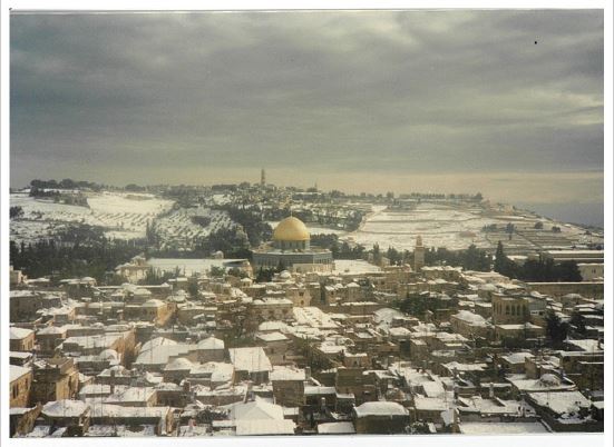 Snow in Jerusalem