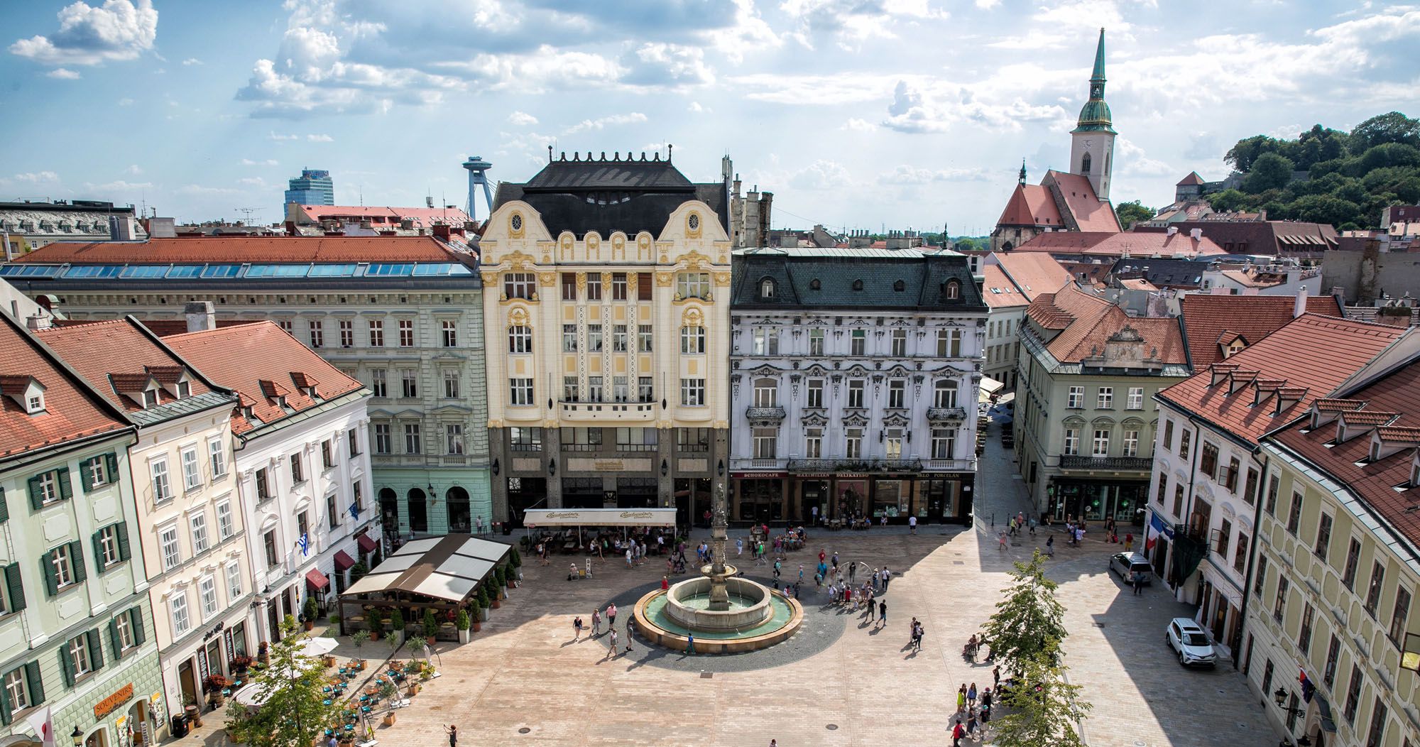 Bratislava city view