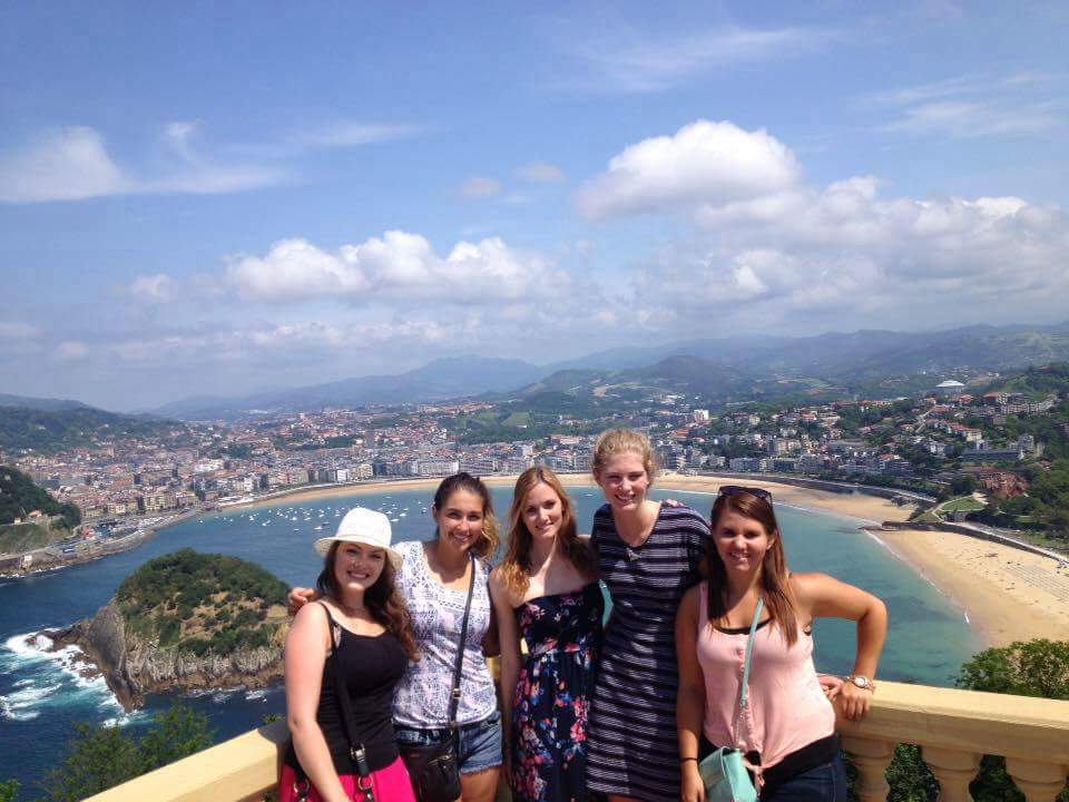 Group in La Concha