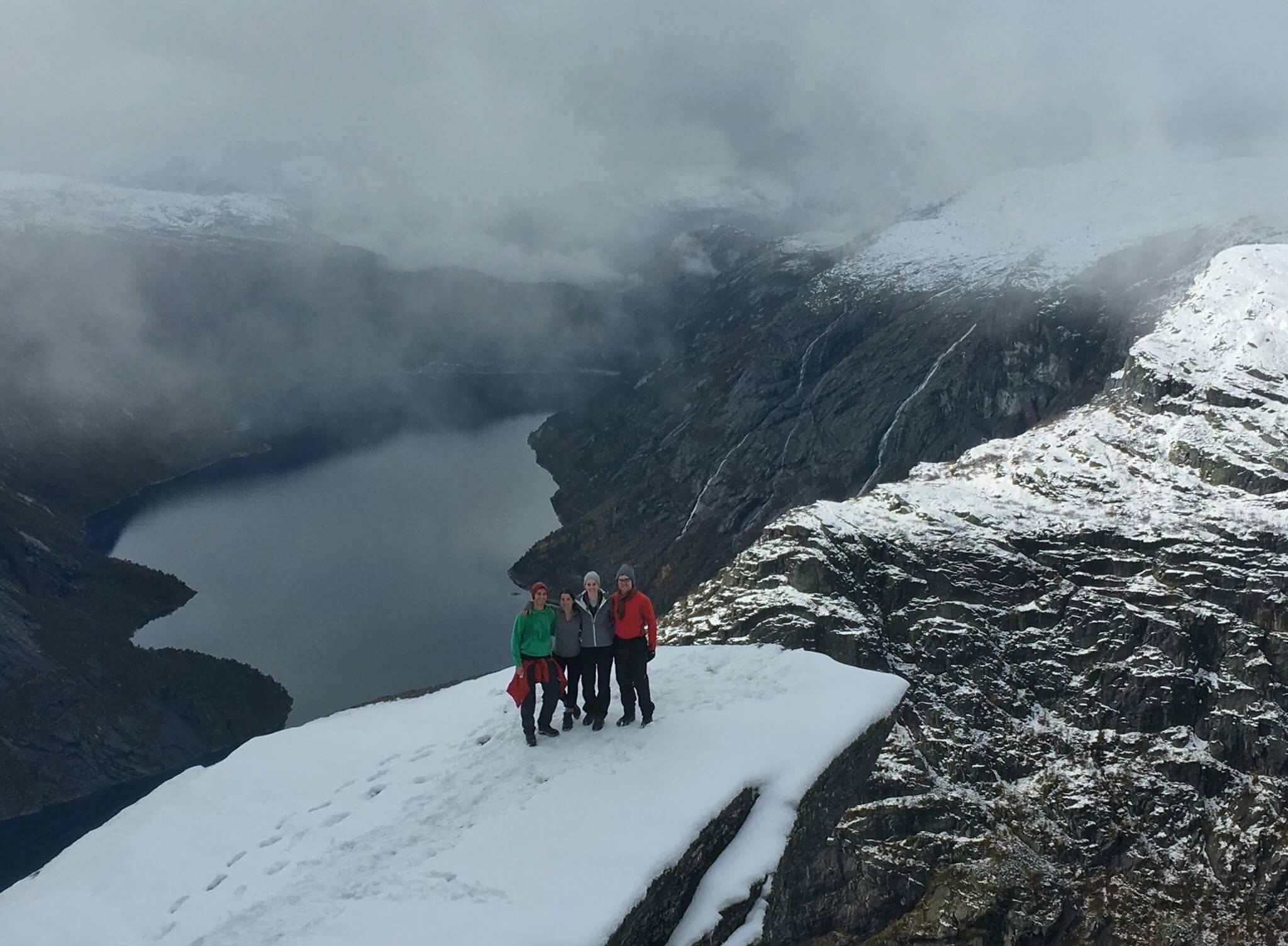 WSU group shot in Norway