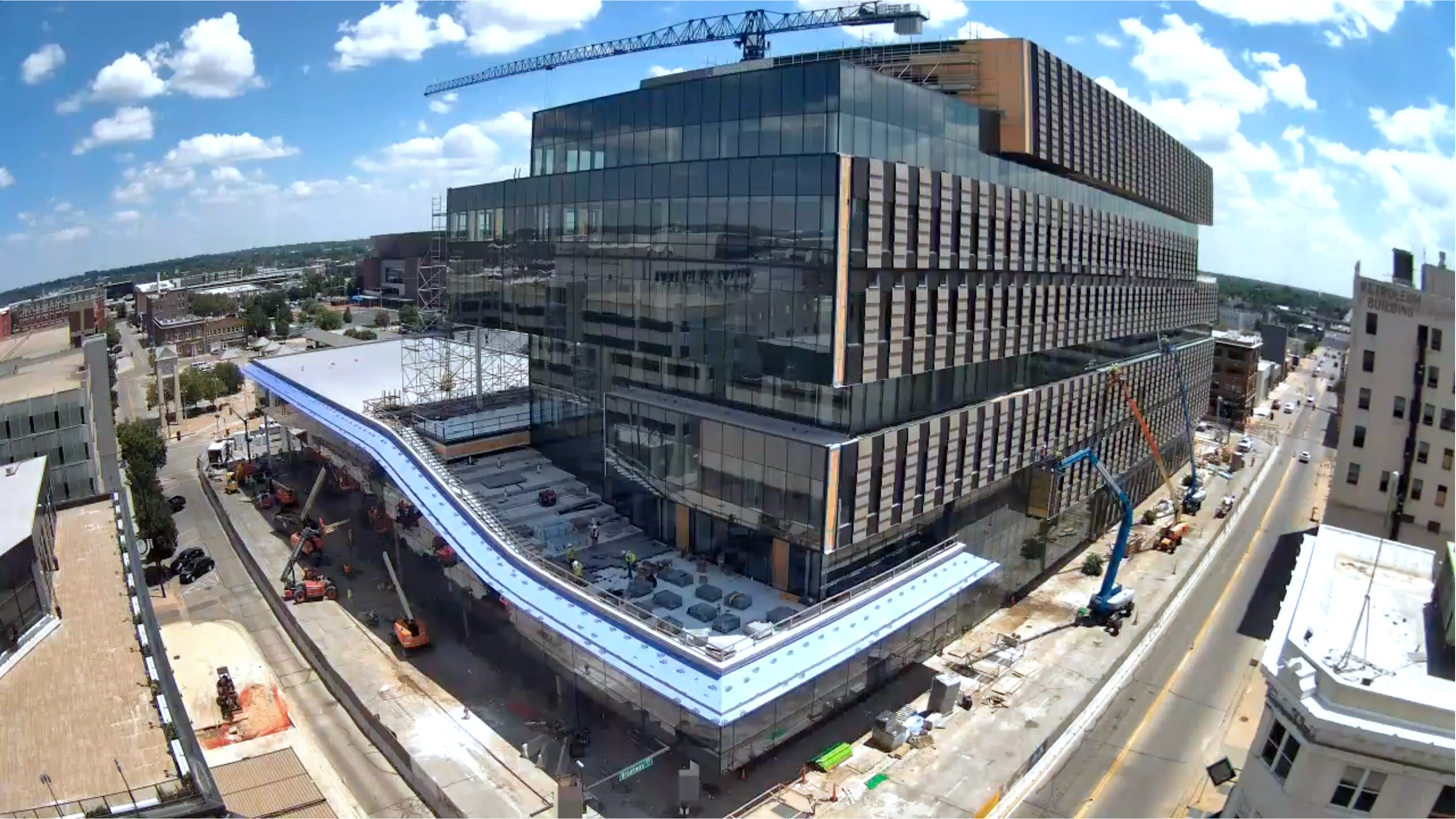 Wichita Biomedical Center construction shot July 14