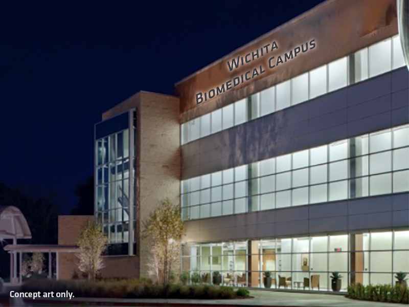 concept rendering of Wichita Biomedical Campus