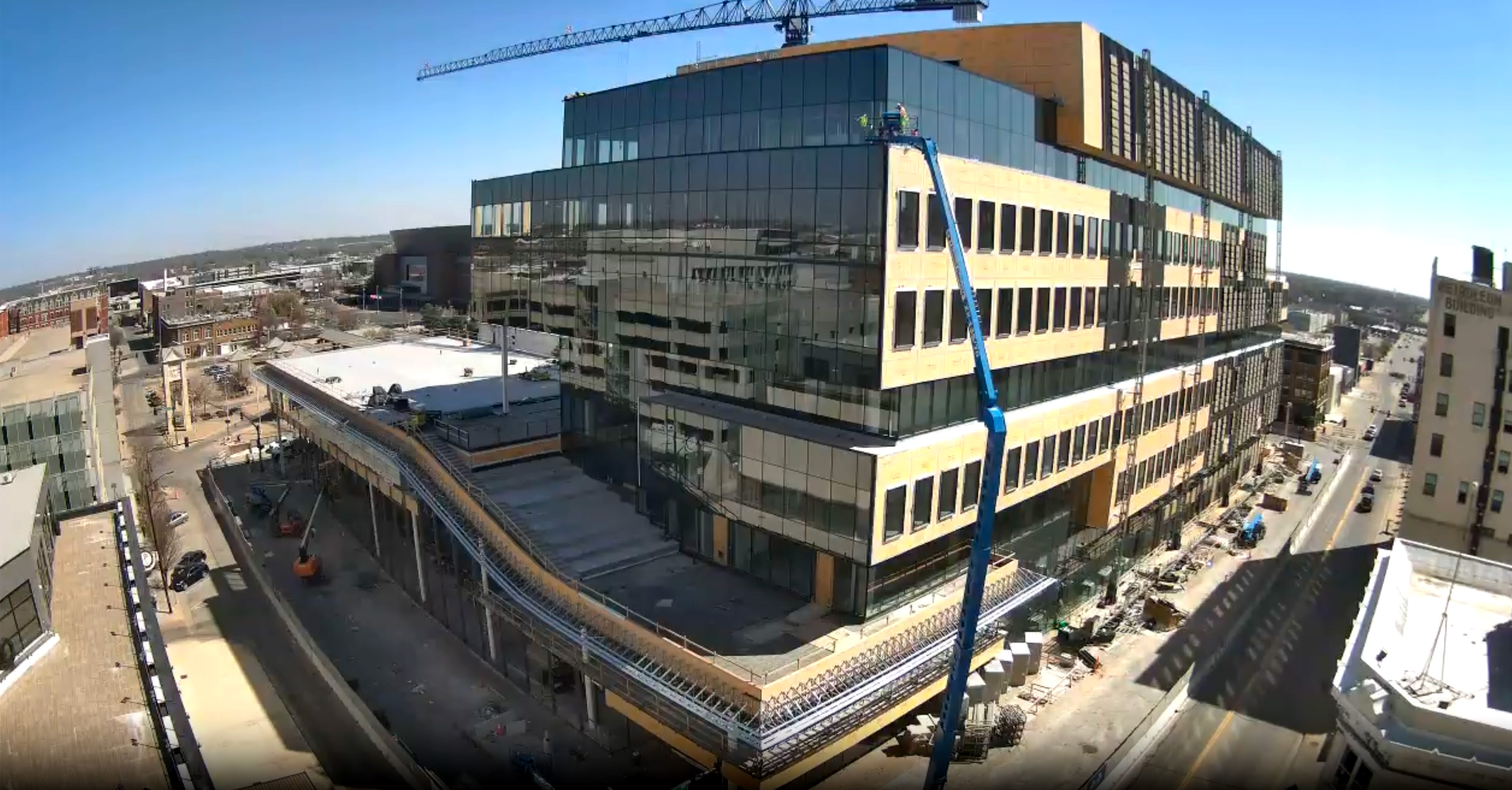 Wichita Biomedical Center construction shot March 25