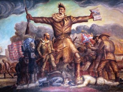 The tragic prelude by John brown depicting 1856 kansas