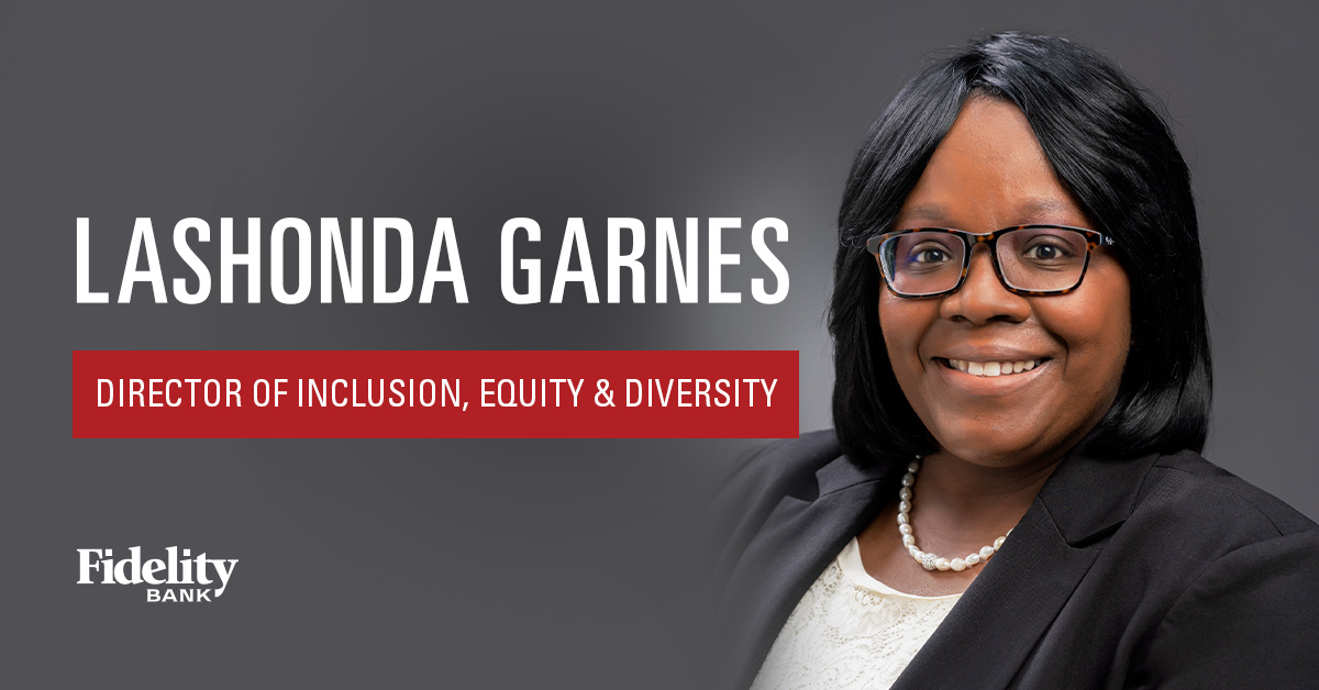 LaShonda Garnes with Fidelity Bank