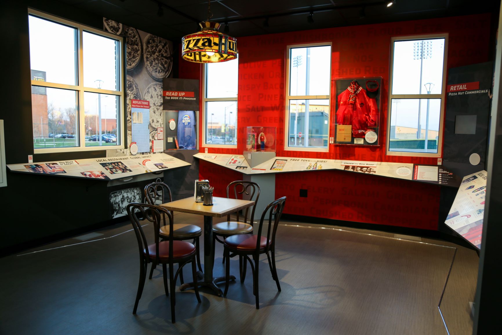 Inside Pizza Hut Museum