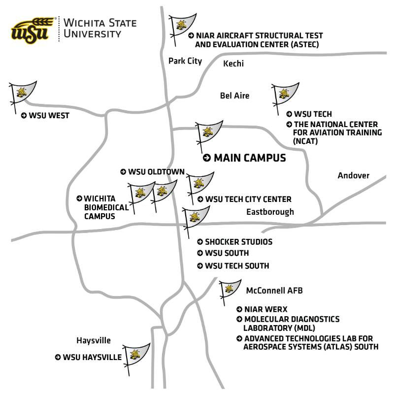 Map of WSU local footprint