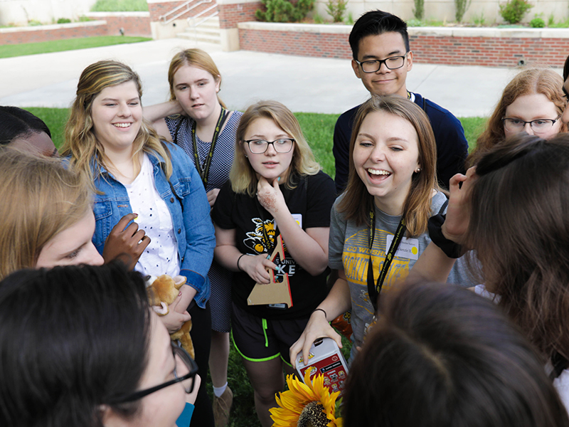 Admissions group of people