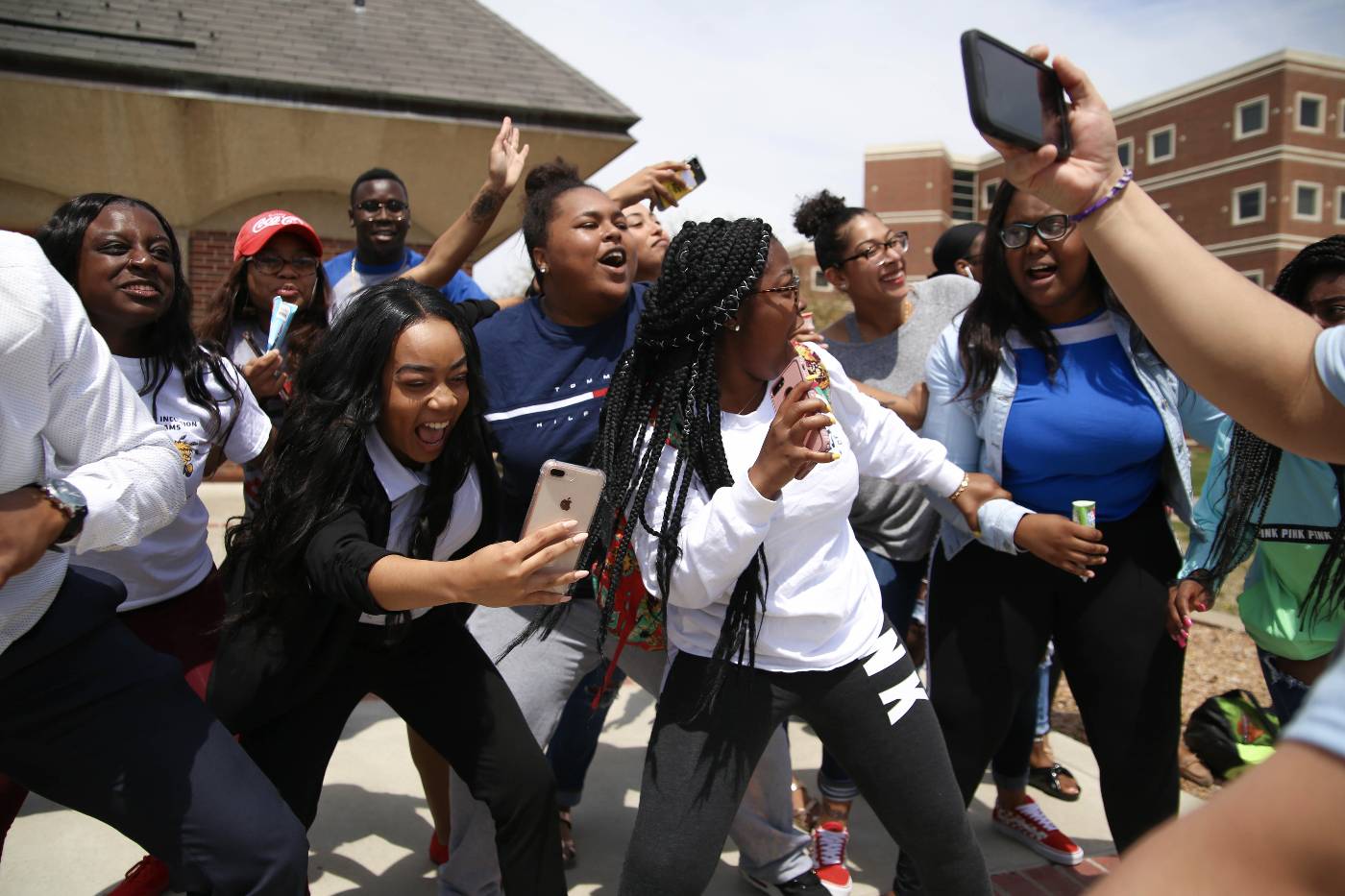 Dance party at the quad