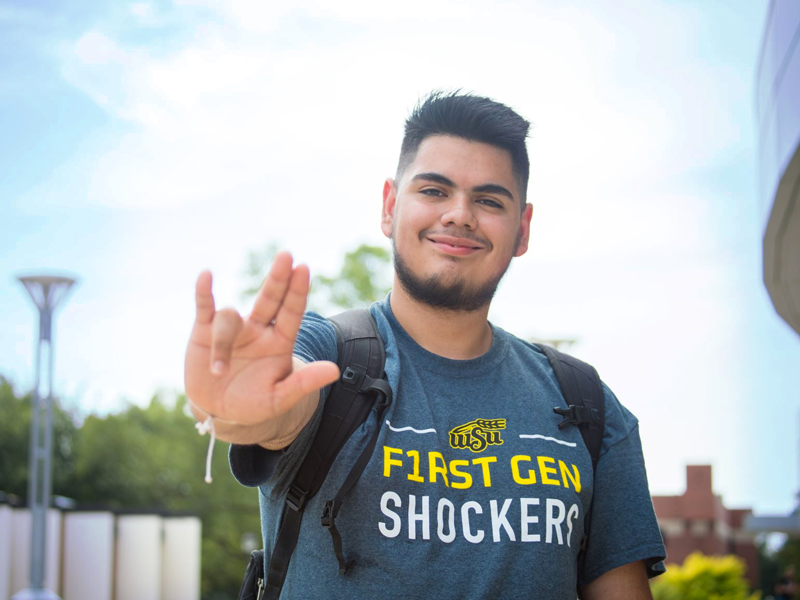 First-gen student smiling