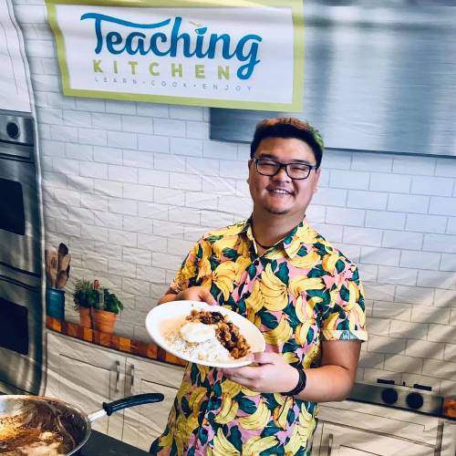 Peach at Teaching Kitchen