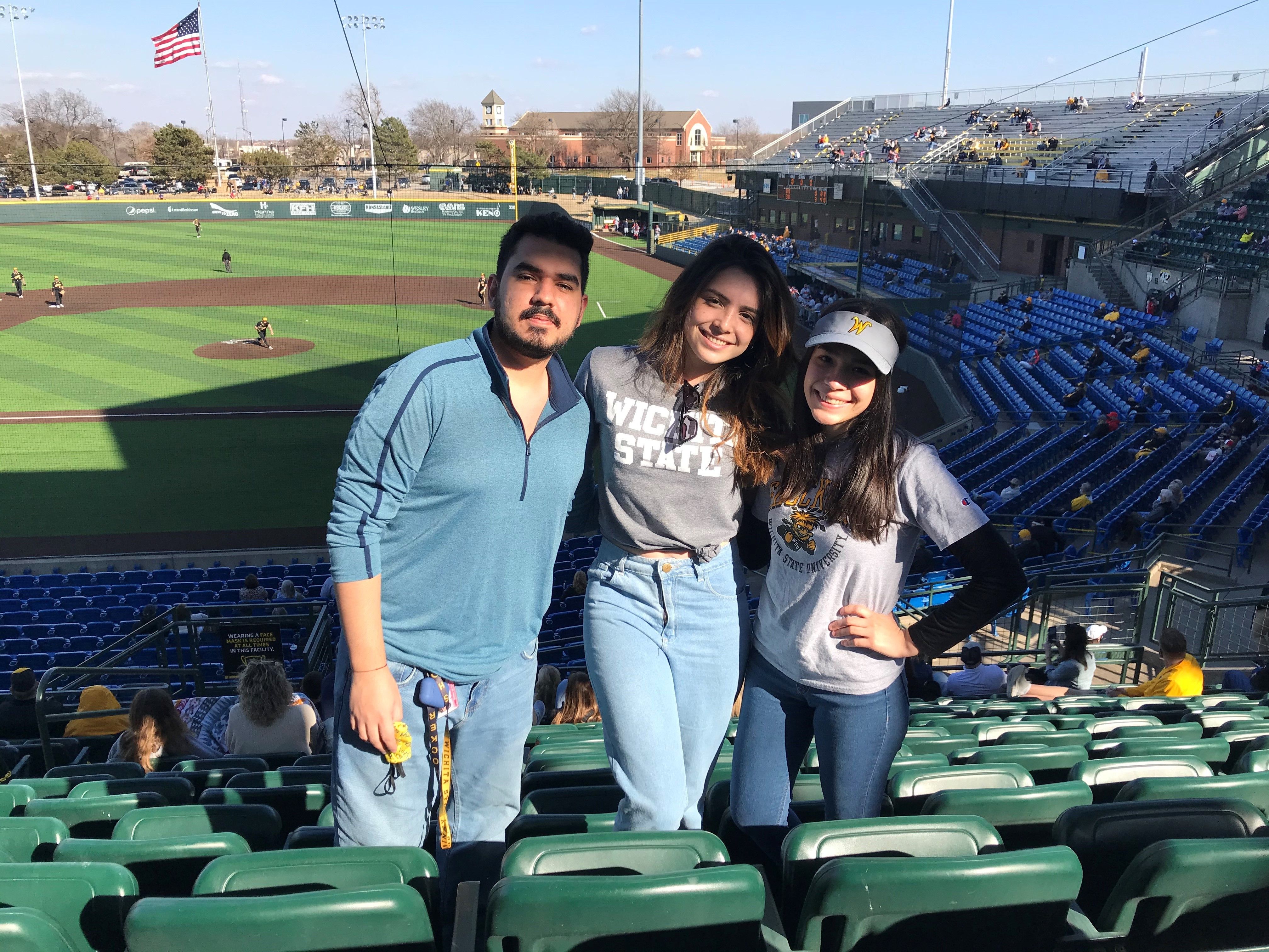 Students at Stadium