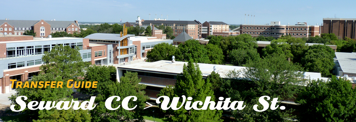 Banner with text Seward CC to Wichita State Banner with text Seward CC to Wichita State