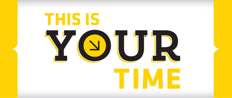 This is your time graphic