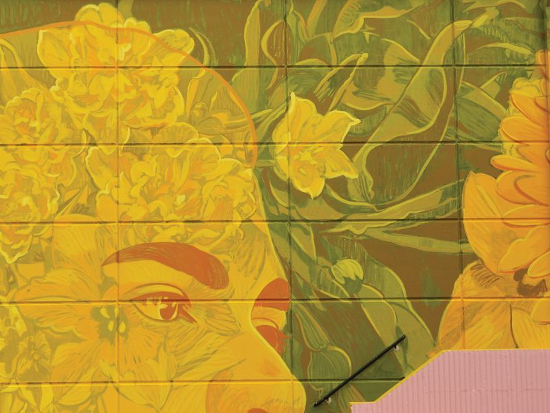 Mural Adelante Juntos de Gleo