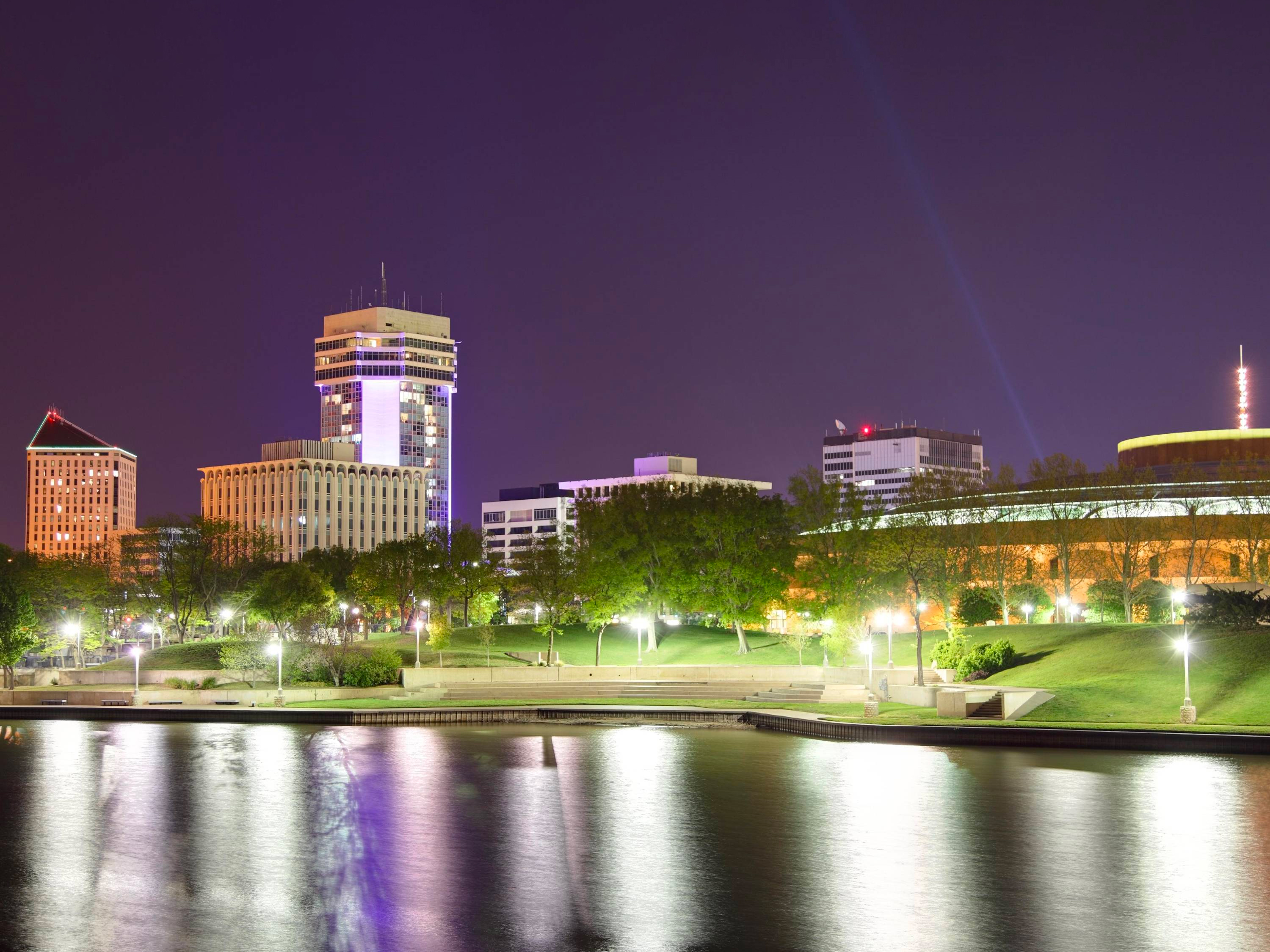 Downtown Wichita at Night