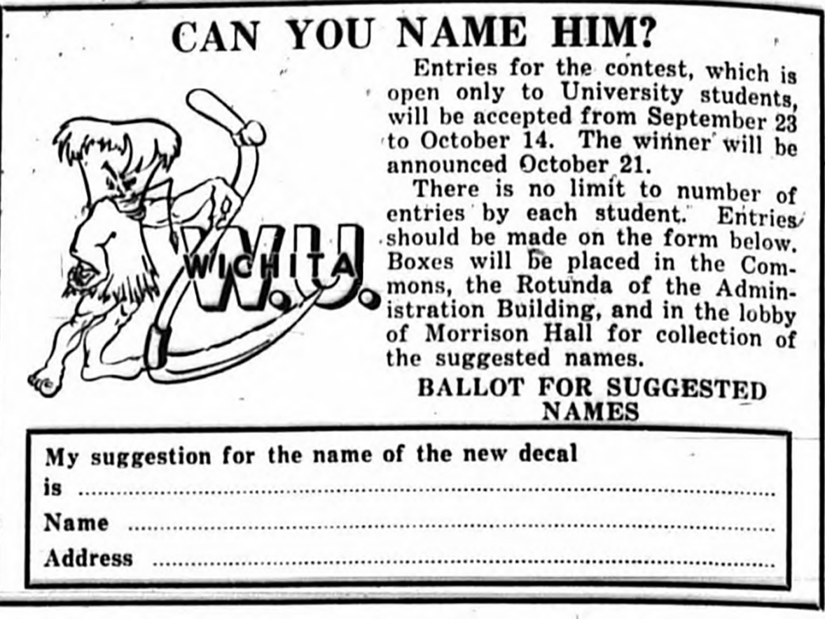 Ad for 1948 contest to name WuShock design.