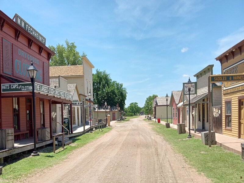 Down an old street in Cowtown