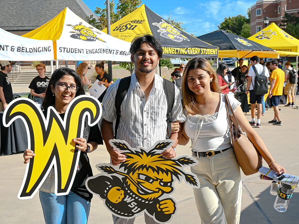 Students during the Involvement Fair.