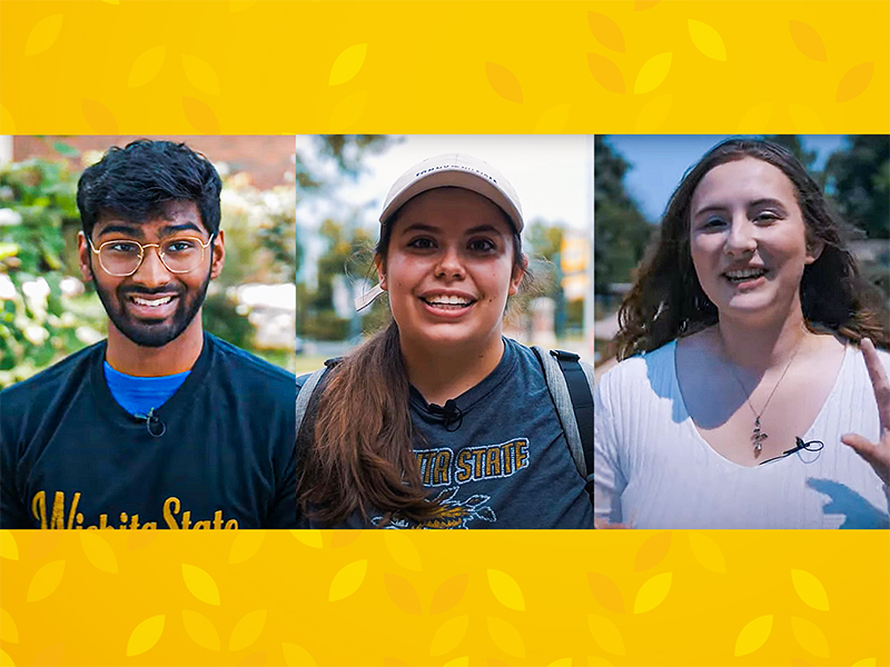 Shockers Dimitri Seneviratne, Brooke Guy and Ambrosia Naramore-Winfrey talk about their freshman experience at Wichita State.