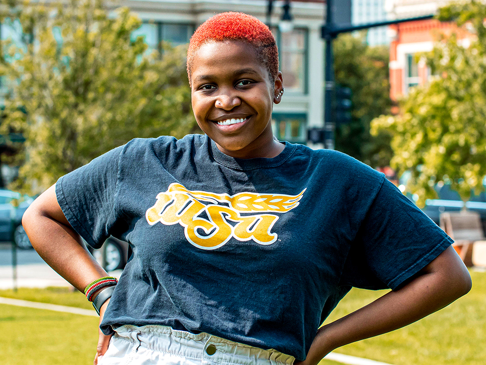 Wambi on the Wichita State campus