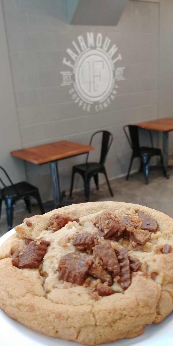 Peanut butter cup cookie at Fairmount Coffee Company