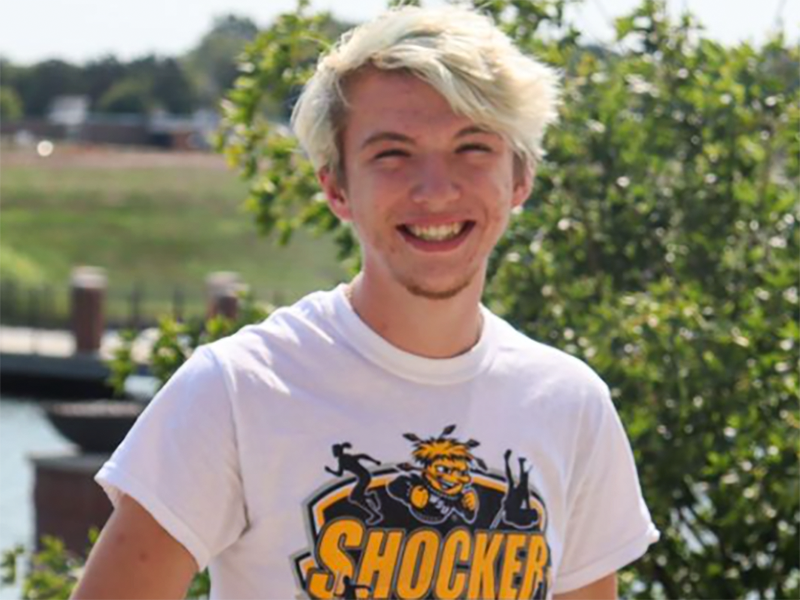 Josh on Campus at WSU