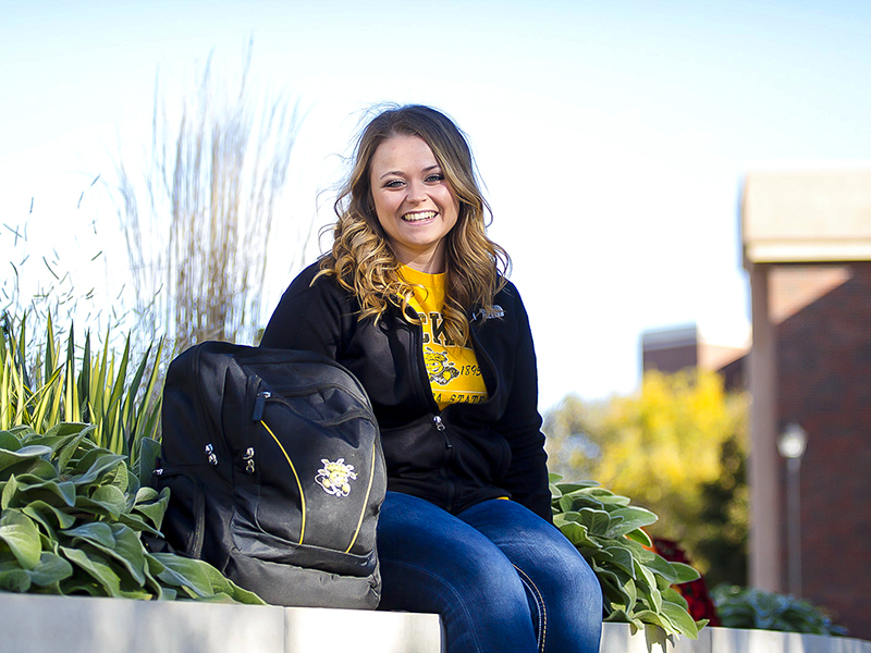 Adult student at Wichita State.