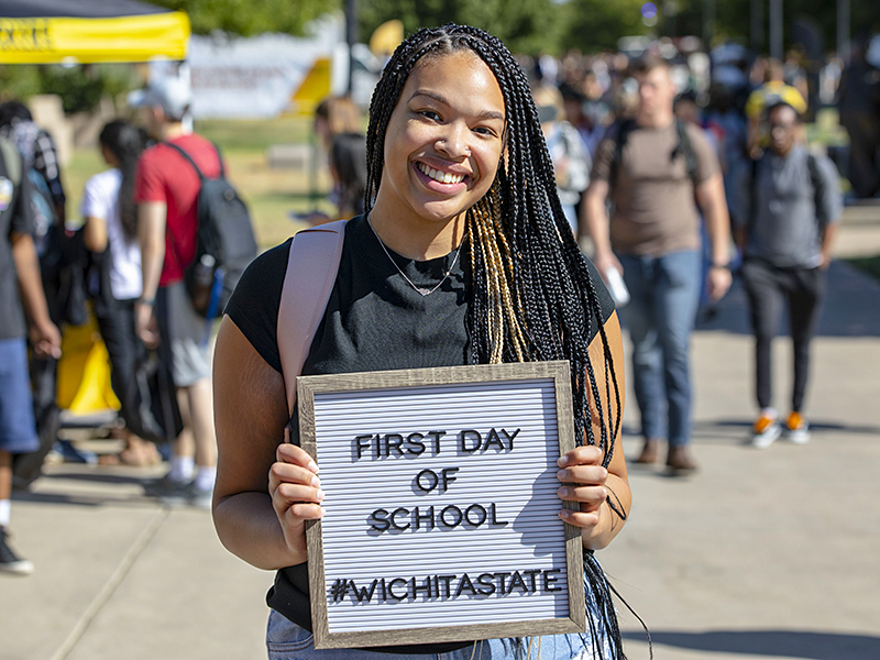 First Day of School #WichitaState