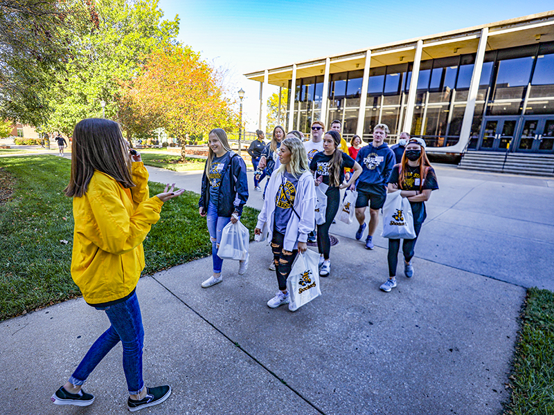 Wichita State University campus tour.